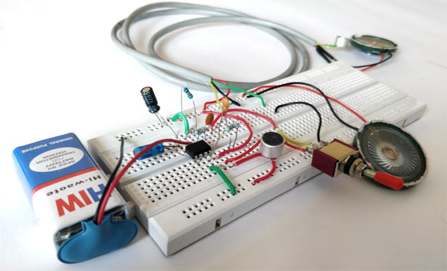 Simple Intercom Circuit for Home Communication