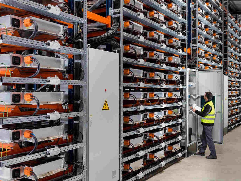 Very Large Battery Systems for Utility-Level Power Storage