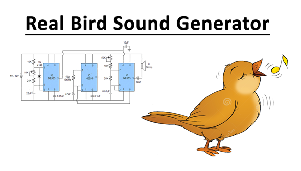 Simple Bird Tone Generator Circuits Explained