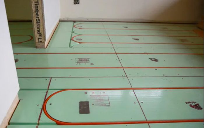 Retrofitting Electric Radiant Floor Heat in an Existing Space