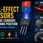 🧲 How Hall-Effect Sensors Measure Current, Speed, and Position Without Physical Contact