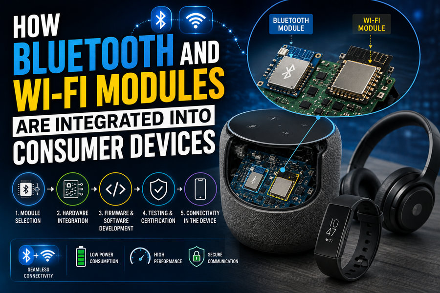 How Bluetooth and Wi-Fi Modules are Integrated into Consumer Devices