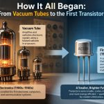 🔌 How It All Began: From Vacuum Tubes to the First Transistors