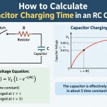 🔌 How to Calculate Capacitor Charging Time in an RC Circuit