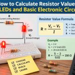 🔌 How to Calculate Resistor Values for LEDs and Basic Electronic Circuits