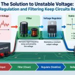 🔌 The Solution to Unstable Voltage: How Regulation and Filtering Keep Circuits Reliable