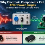 ⚡ Why Electronic Components Fail After Power Surges and How Protection Circuits Work