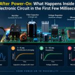 🔌 After Power-On: What Happens Inside an Electronic Circuit in the First Few Milliseconds?
