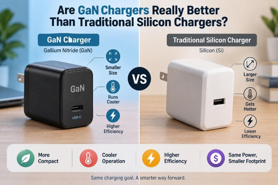 🔌 Are GaN Chargers Really Better Than Traditional Silicon Chargers?