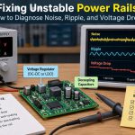 🔌 Fixing Unstable Power Rails: How to Diagnose Noise, Ripple, and Voltage Drop
