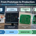 🔌 From Prototype to Production: How a Breadboard Circuit Becomes a Manufactured PCB