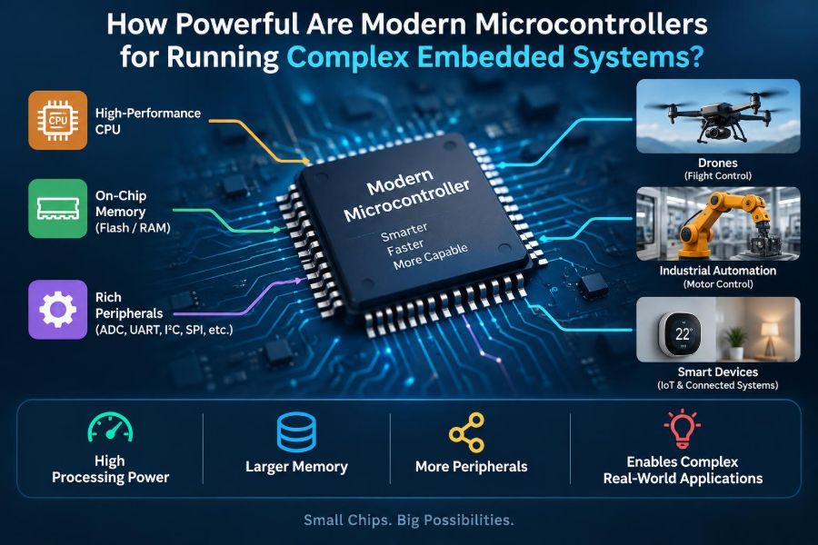 ๐ How Powerful Are Modern Microcontrollers for Running Complex Embedded Systems?