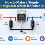🔌 How to Make a Simple Voltage Regulator Circuit for Stable DC Power