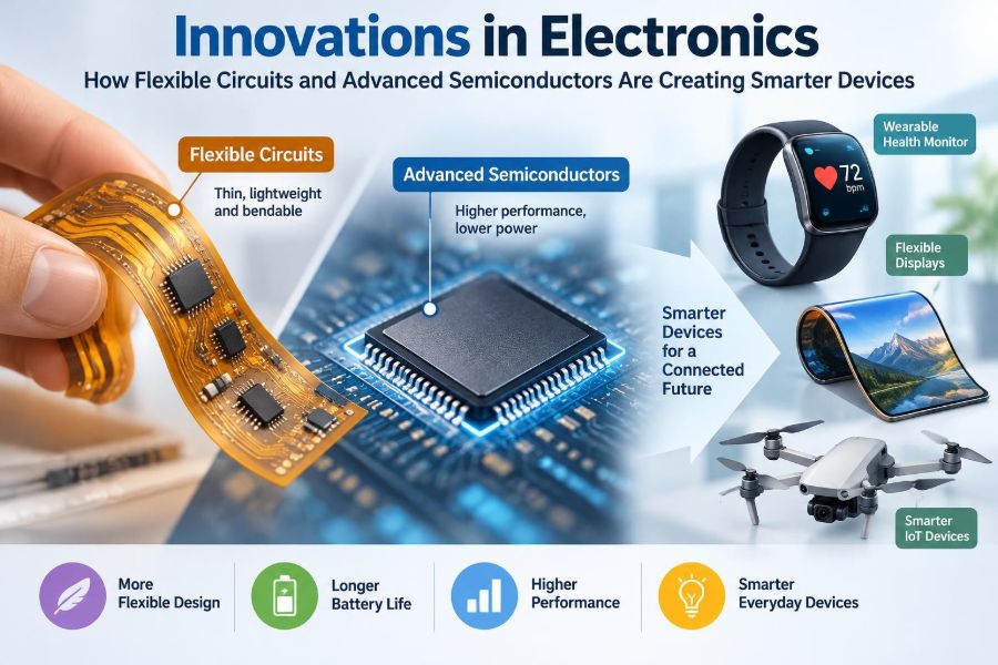 🔌 Innovations in Electronics: How Flexible Circuits and Advanced Semiconductors Are Creating Smarter Devices
