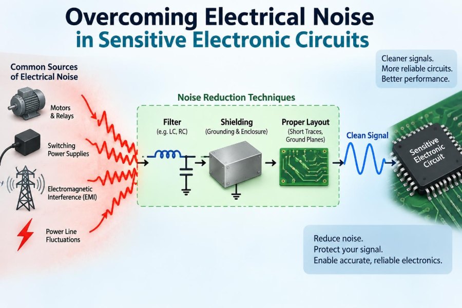 π Overcoming Electrical Noise in Sensitive Electronic Circuits
