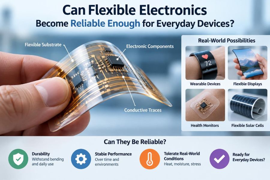 🔌 Whether Flexible Electronics Can Become Reliable Enough for Everyday Devices