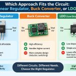 🔌 Which Approach Fits the Circuit: Linear Regulator, Buck Converter, or LDO?