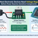 🔌 Why Most Electronic Devices Need Voltage Regulation Before Power Reaches Sensitive Components